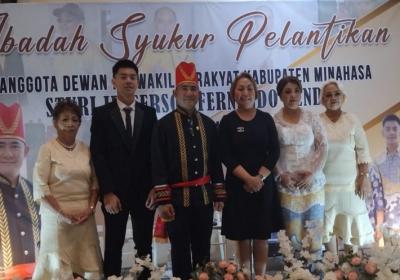Silaturahmi ke Kediaman Jefferson Tenda di Kawangkoan, YLM: Saatnya Bupati Minahasa Perempuan Keter!