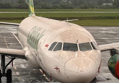 Bandara Sam Ratulangi Manado Dipenuhi Abu Vulkanik Gunung Ruang, 38 Pesawat Batal Terbang