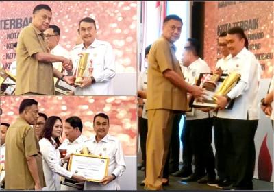 Dipimpin AARS Kota Manado Jadi Barometer Pembangunan di Sulut, Raih 3 Penghargaan RPJPD