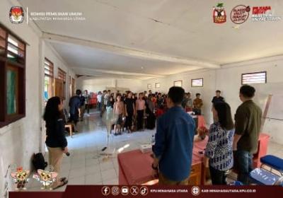Peringati Hari Santri Nasional, KPU Minut Gelar Nonton Bareng 