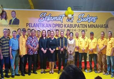 Tegas! Adrie Kamasi Perintahkan Kader Beringin Minahasa Wajib Dukung YLM-DRK di Pilkada 2024
